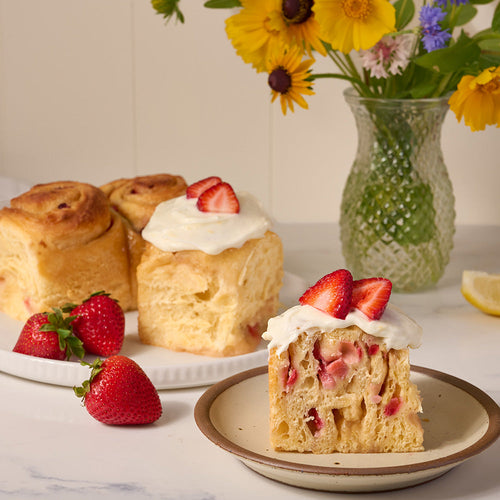 Strawberry Lemon Sweet Rolls