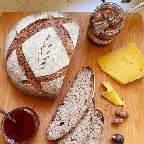 Maple-Wheat Hearth Bread